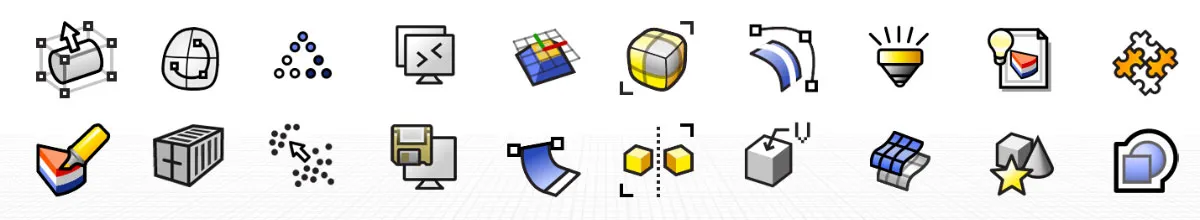 Funzionalità di Rhino